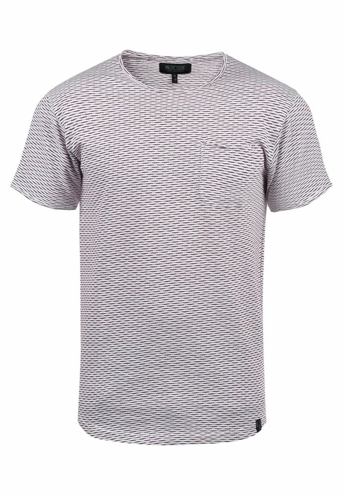 Meilleure vente 🥰 INDICODE 👖 JEANS IDALBIN - T-shirt Imprimé - Wine 🥰 – Image 5