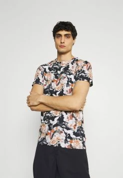 Meilleure vente 🔔 INDICODE 👖 JEANS KRANICH JAPAN - T-shirt Imprimé - Navy 🎉