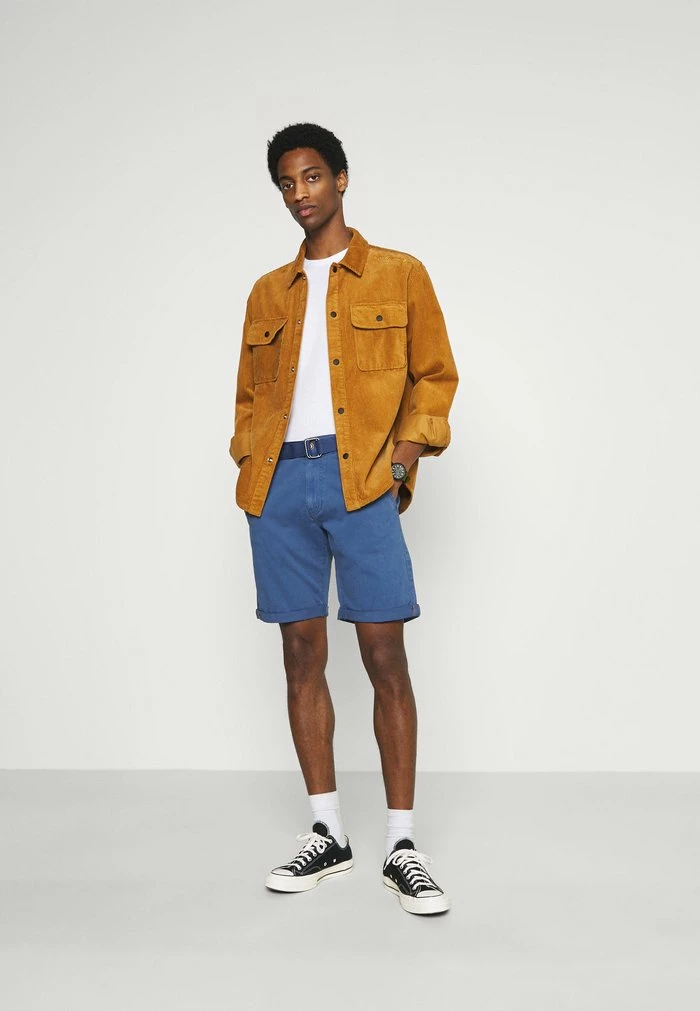 De gros 👏 INDICODE 👖 JEANS KAISER CHINO EXCLUSIV - Short - Monaco Blue ✔️ – Image 2