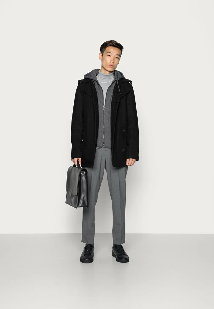 Remise 🤩 INDICODE 👖 JEANS ADAIR - Manteau Court - Black 🎉 – Image 2