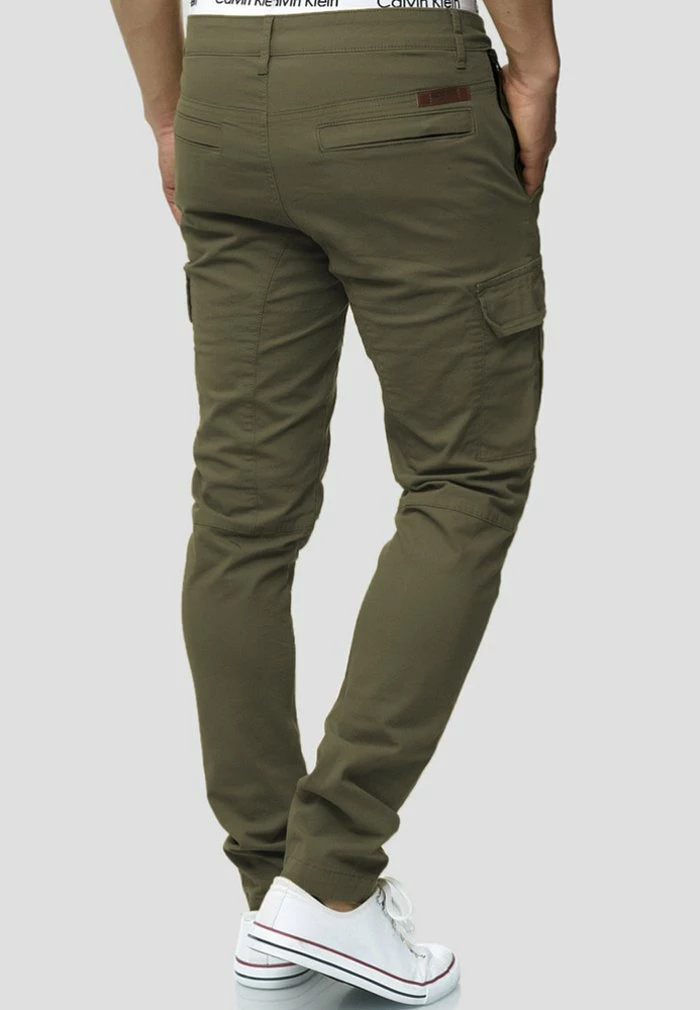 Tout neuf 🤩 INDICODE 👖 JEANS Pantalon Cargo - Army 🥰 – Image 3
