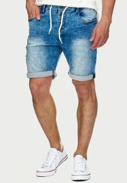 Remise 🛒 INDICODE 👖 JEANS Short En Jean - Blue 🤩