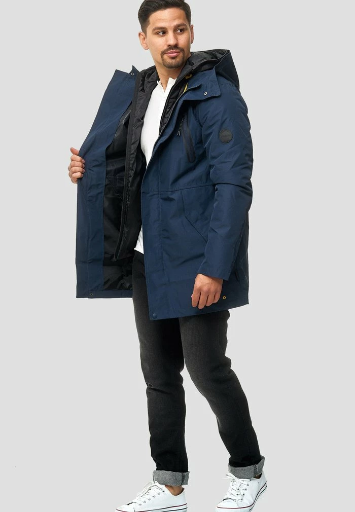 Nouveau 🛒 INDICODE 👖 JEANS Veste D'hiver - Navy ❤️ – Image 2