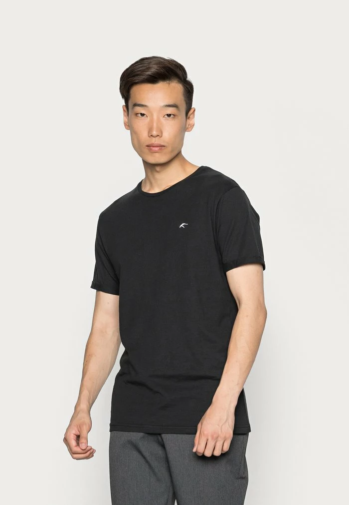 Vente flash 😍 INDICODE 👖 JEANS SNYDER 3 PACK - T-shirt Basique - Black 🔥