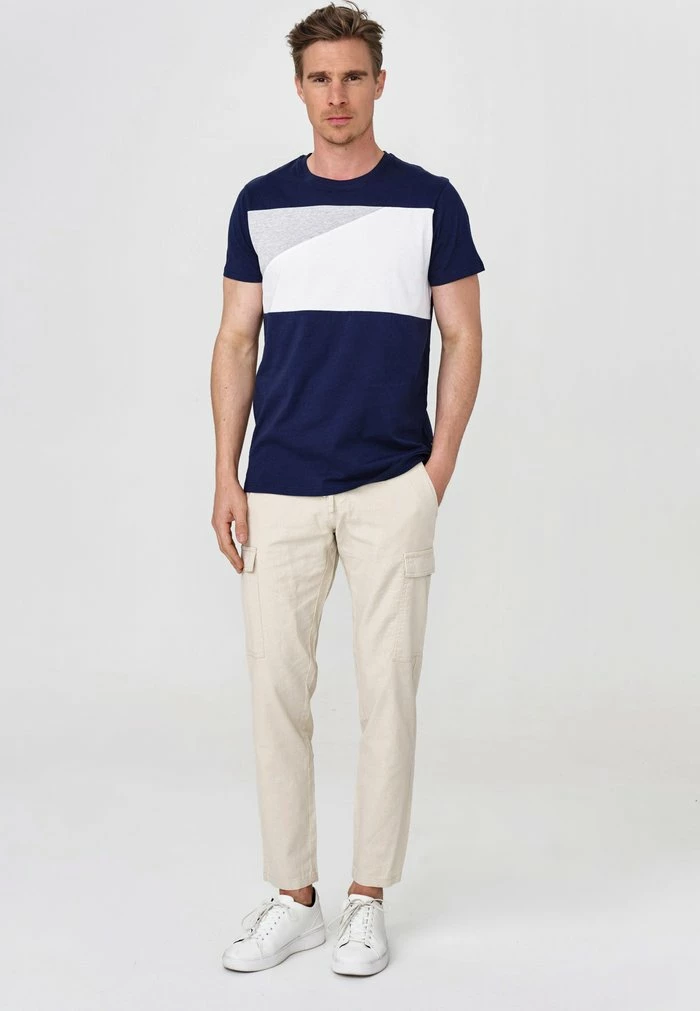 Sortie 😍 INDICODE 👖 JEANS CAGLE - Pantalon Cargo - Off-white ⌛ – Image 2