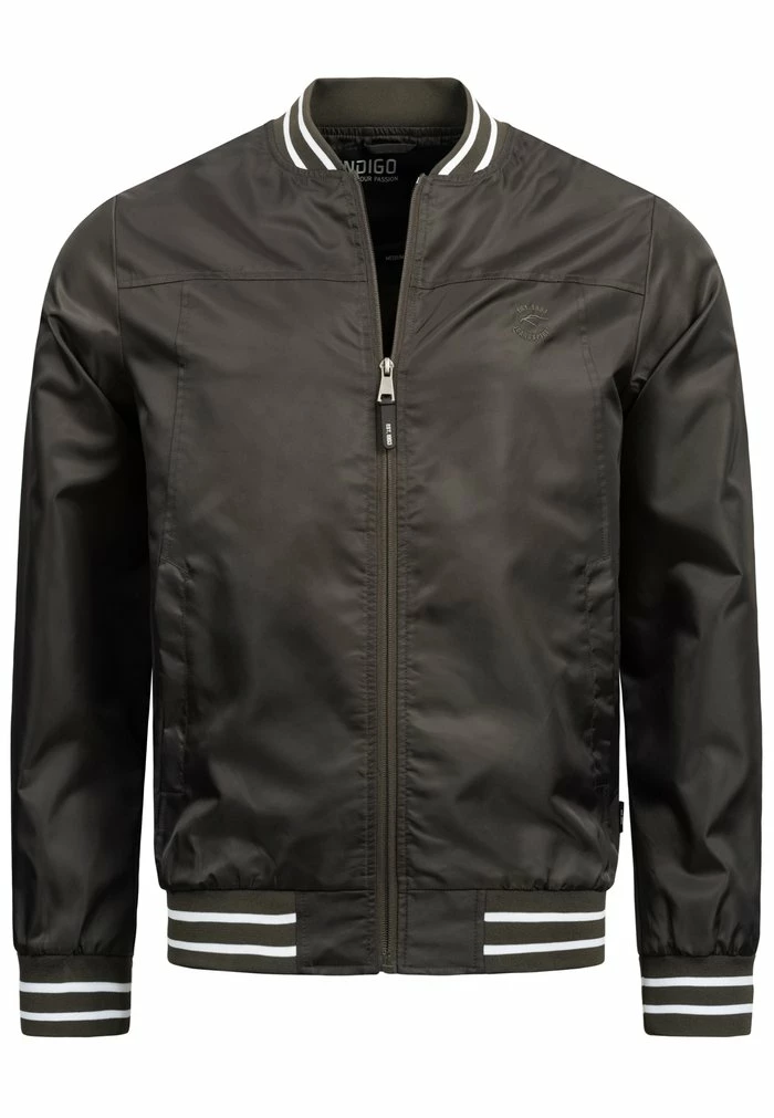 Tout neuf ⭐ INDICODE 👖 JEANS MANOS - Blouson Bomber - Raven 👍 – Image 6