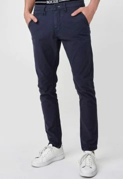 Meilleure vente 🔥 INDICODE 👖 JEANS CREED - Chino - Navy 🥰