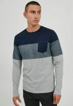 Remise 🔔 INDICODE 👖 JEANS IDAMADEO - T-shirt à Manches Longues - Navy ✨