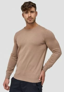 Budget ✨ INDICODE 👖 JEANS Sweatshirt - Silver Mink 😀