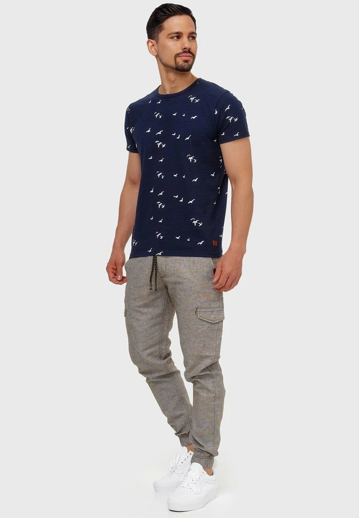 Meilleure vente 🥰 INDICODE 👖 JEANS BOOTH - Pantalon Cargo - Dark Olive 🔔 – Image 2