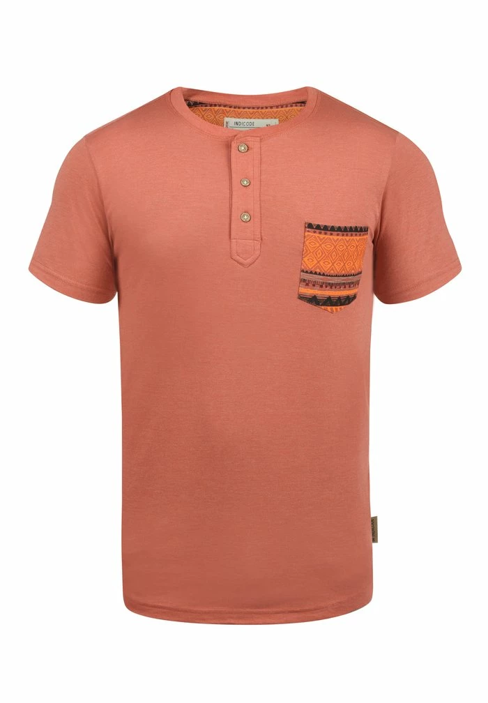 Acheter 😀 INDICODE 👖 JEANS IDART - T-shirt Imprimé - Camelian 👍 – Image 4