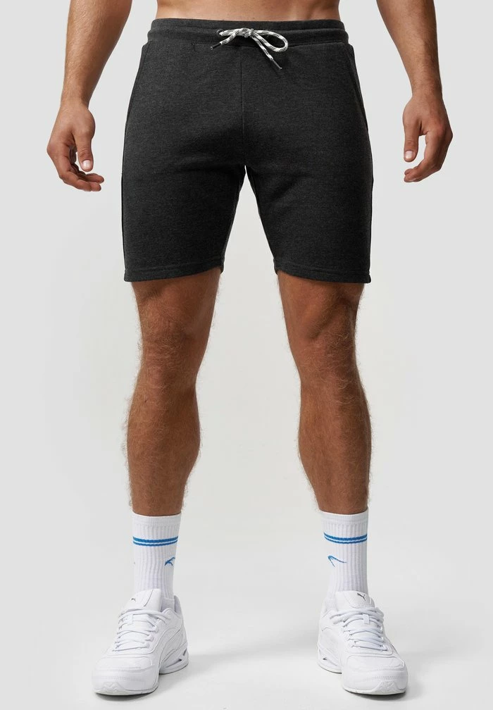 Le moins cher 👍 INDICODE 👖 JEANS Yates - Short - Charcoal Mix 😍