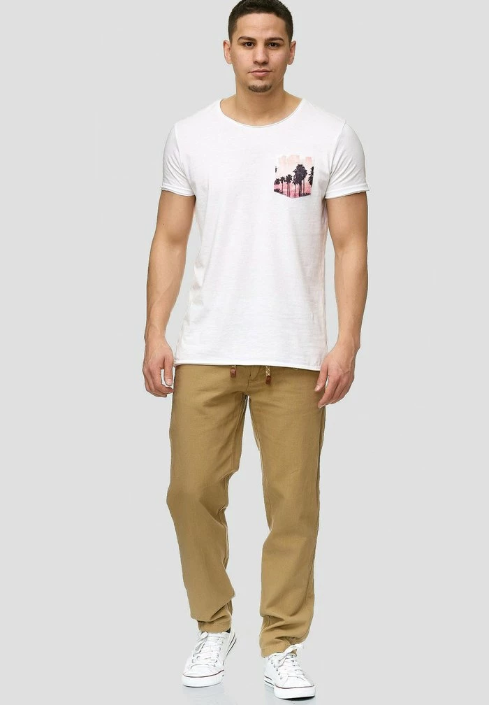 Meilleure affaire ❤️ INDICODE 👖 JEANS BOULWARE - Pantalon Classique - Cornstalk 🧨 – Image 2