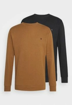 Top 10 😀 INDICODE 👖 JEANS EBACH 2 PACK - Sweatshirt - Black/rubber 👏