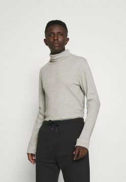 Budget 🌟 INDICODE 👖 JEANS ACOSTEEN ROLLI 2 PACK - T-shirt à Manches Longues - Grey Mix / Black 👍