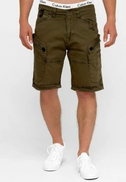 Acheter 🧨 INDICODE 👖 JEANS BOSA - Short - Dark Olive ⭐
