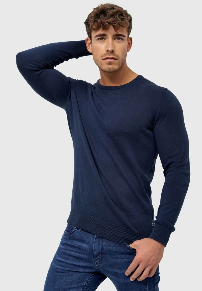 Meilleure vente 🧨 INDICODE 👖 JEANS Sweatshirt - Navy 😍 – Image 4