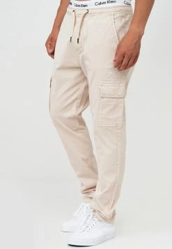 Nouveau 🛒 INDICODE 👖 JEANS BROADWICK - Pantalon Cargo - Fog ✨