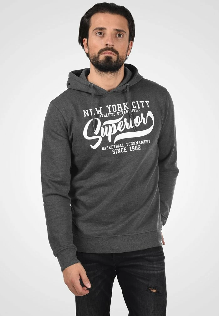 Promo 🎁 INDICODE 👖 JEANS IDGALILERI - Sweat à Capuche - Grey Mix 😉