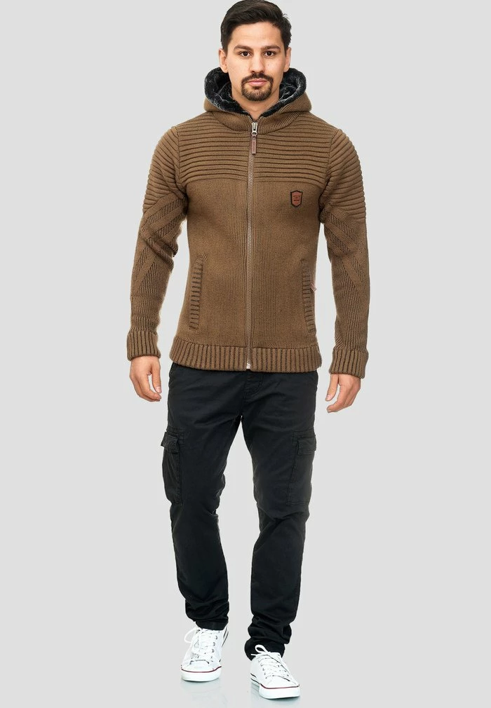 Les meilleures critiques de 😉 INDICODE 👖 JEANS Sweat à Capuche Zippé - Brown 💯 – Image 2