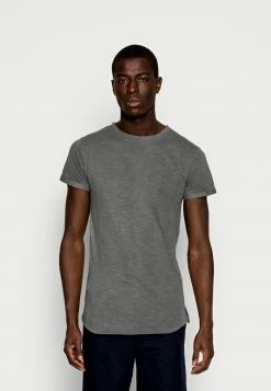 De gros 🥰 INDICODE 👖 JEANS ALAIN - T-shirt Basique - Pewter 😀