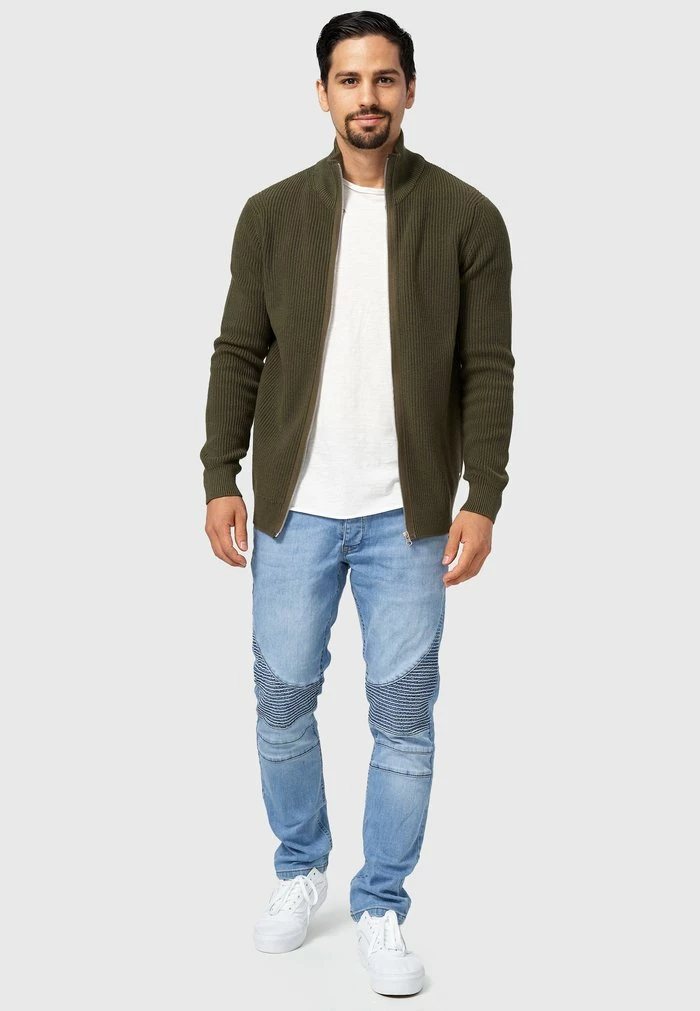 De gros 👏 INDICODE 👖 JEANS DODSON - Gilet - Army 🛒 – Image 2