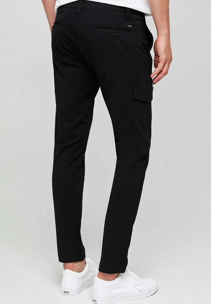 Remise 😍 INDICODE 👖 JEANS SUPER STRETCH ECKHART - Pantalon Cargo - Black 😍 – Image 3