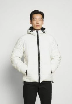 Promo 🧨 INDICODE 👖 JEANS AXWORTHY - Veste D'hiver - White 🌟