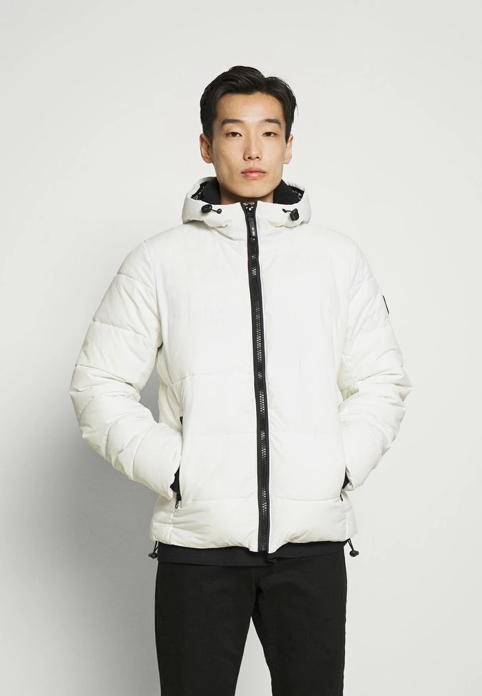 Promo 🧨 INDICODE 👖 JEANS AXWORTHY - Veste D'hiver - White 🌟