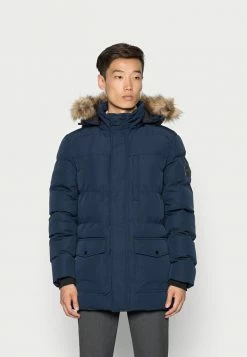 Coupon 😉 INDICODE 👖 JEANS SHAW - Veste D'hiver - Navy 😀