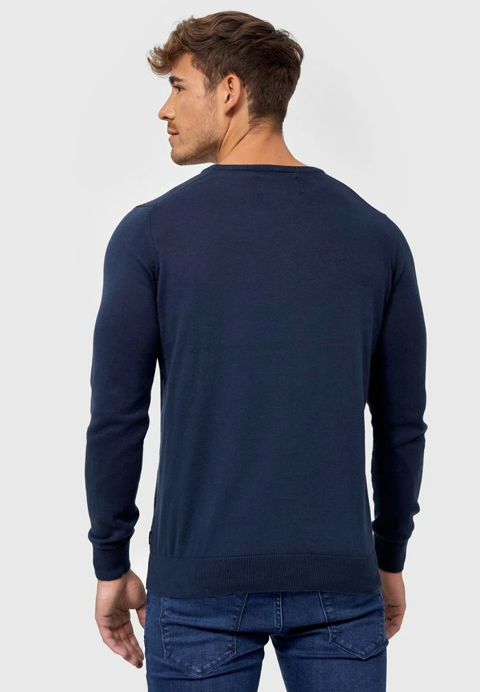 Meilleure vente 🧨 INDICODE 👖 JEANS Sweatshirt - Navy 😍 – Image 3