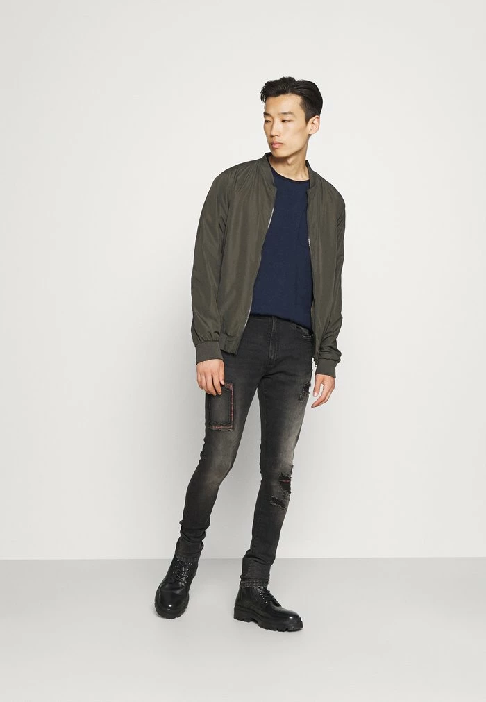 Offres 👏 INDICODE 👖 JEANS NOVAST - T-shirt Imprimé - Navy ✔️ – Image 2