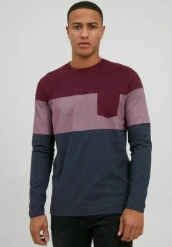 Sortie 🛒 INDICODE 👖 JEANS IDAMADEO - T-shirt à Manches Longues - Zinfandel 😉