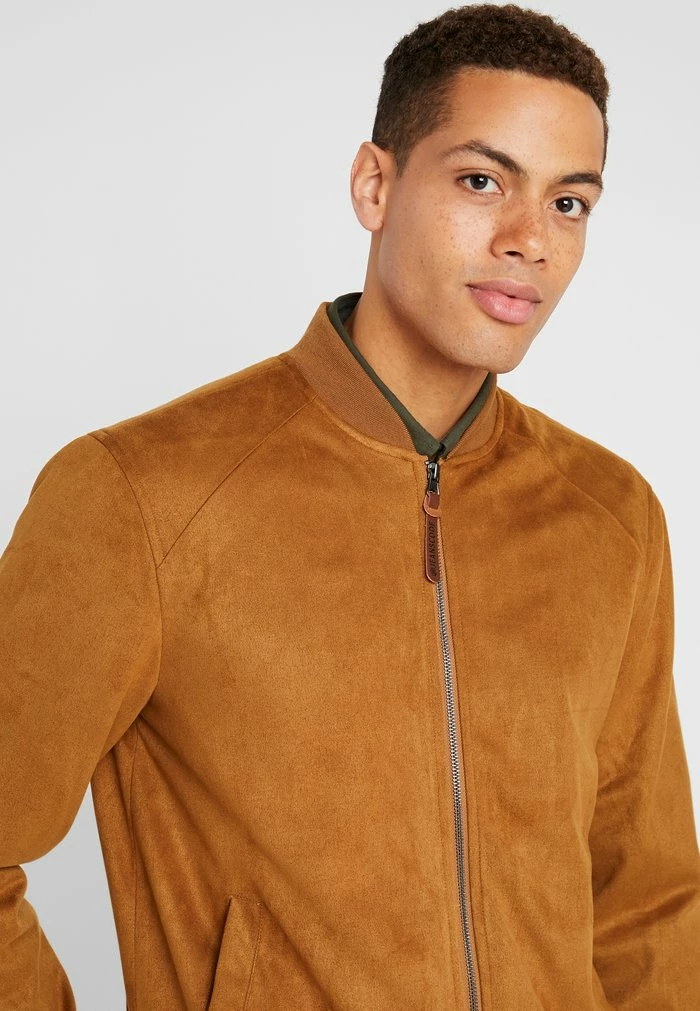 Nouveau 🔥 INDICODE 👖 JEANS FORT WAYNE - Veste En Similicuir - Camel ✨ – Image 5