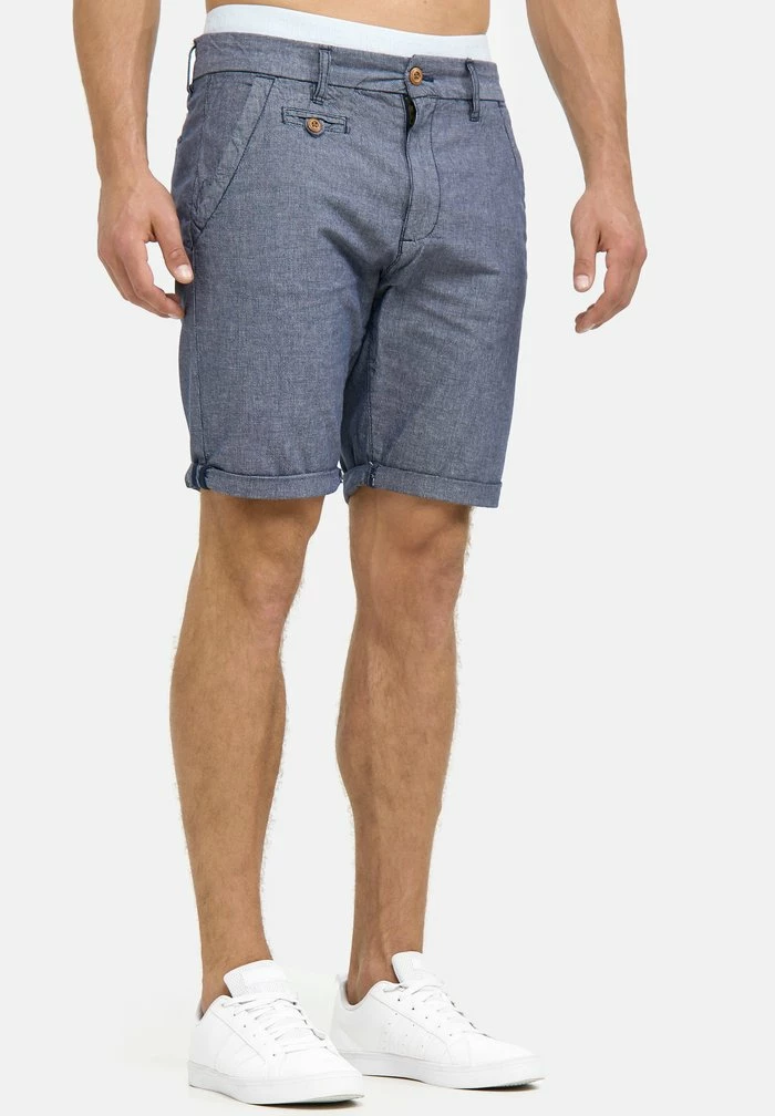 Promo ✔️ INDICODE 👖 JEANS CASUAL FIT - Short - Blue Denim 🔥 – Image 5