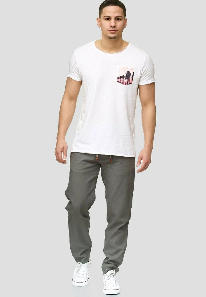 Meilleur prix 🥰 INDICODE 👖 JEANS BOULWARE - Pantalon Classique - Iron 🎁 – Image 2