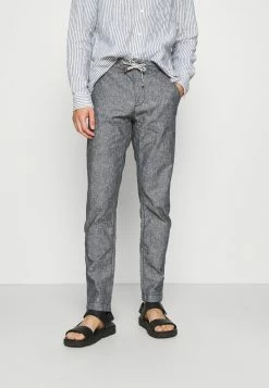 Meilleur prix 👏 INDICODE 👖 JEANS GALLEGOS - Pantalon Classique - Black 🥰