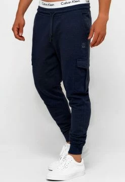 Remise 🎉 INDICODE 👖 JEANS BENDNER - Pantalon Cargo - Navy Mix 🤩