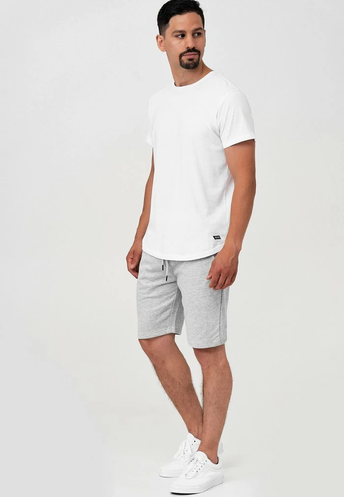 Top 10 👍 INDICODE 👖 JEANS ECKERD - Short - Lt Grey Mix ❤️ – Image 2