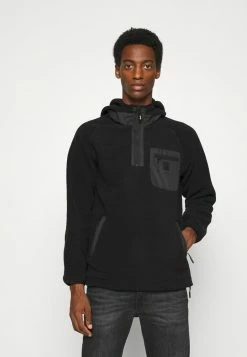 Grosses soldes 💯 INDICODE 👖 JEANS ELLERSLIE - Sweat Polaire - Black 🔥