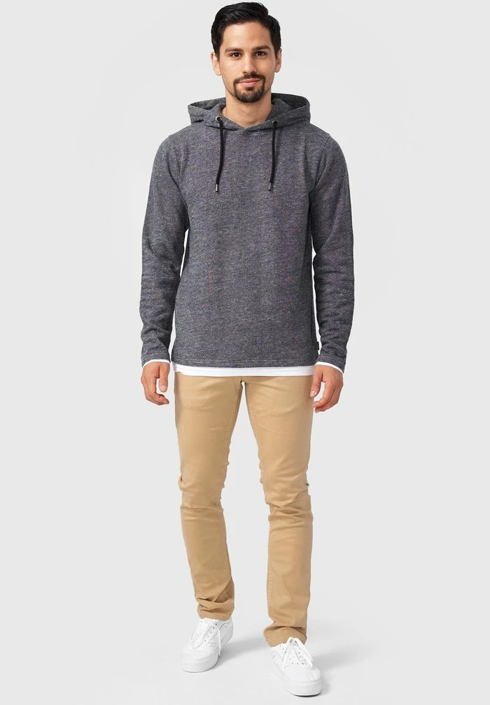 Sortie ⭐ INDICODE 👖 JEANS LONGIS - Sweat à Capuche - Black 😉 – Image 2