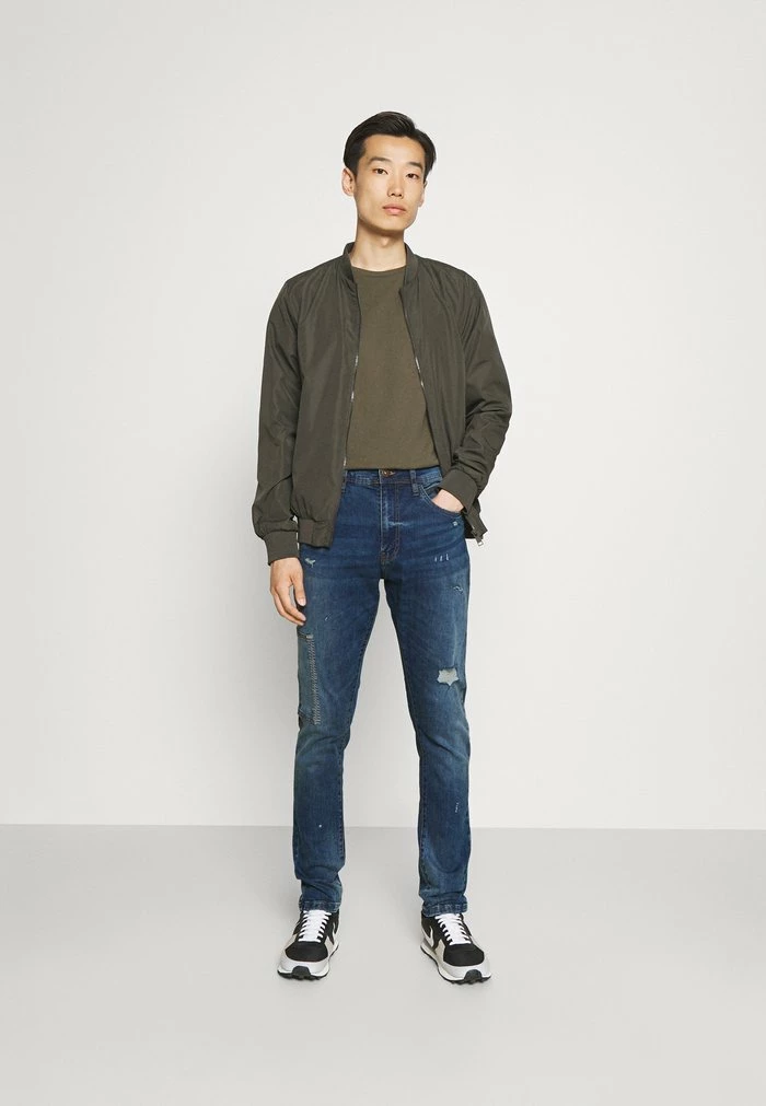 Offres 👏 INDICODE 👖 JEANS MORALES - Jean Slim - Rub Bleach 🤩 – Image 2