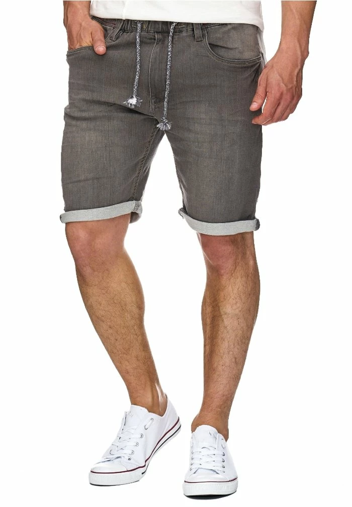 Meilleure affaire 💯 INDICODE 👖 JEANS KADIN - Short En Jean - Grey 🎁 – Image 2