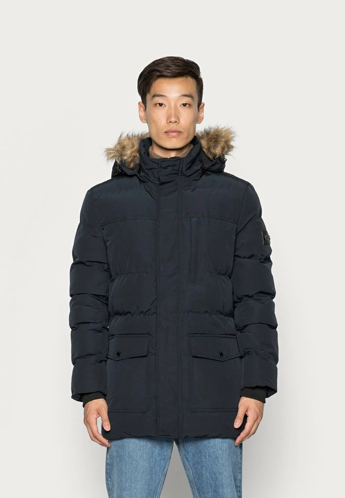 Sortie 🧨 INDICODE 👖 JEANS SHAW - Veste D'hiver - Black 😀