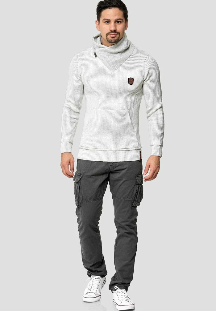 Meilleure vente 💯 INDICODE 👖 JEANS DANE - Pullover - Off White 😀 – Image 2