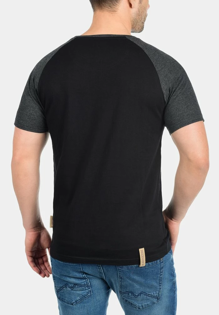 Meilleur prix 🛒 INDICODE 👖 JEANS IDGRESHAM - T-shirt Imprimé - Black ❤️ – Image 2