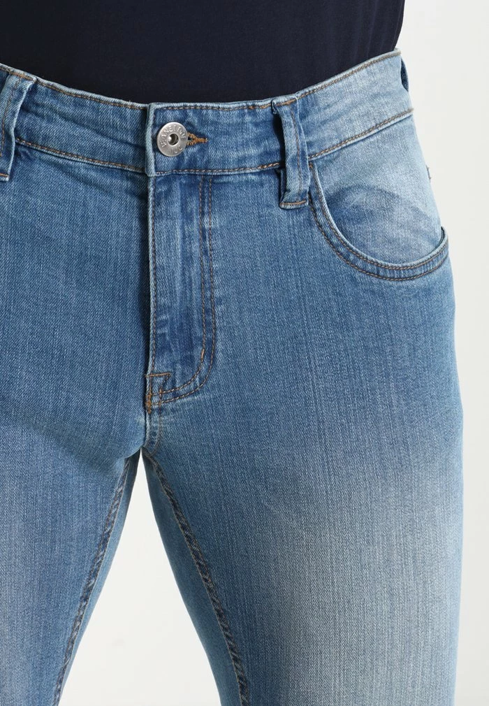 De gros 👏 INDICODE 👖 JEANS PITTSBURG - Jean Slim - Blue Wash 👏 – Image 4