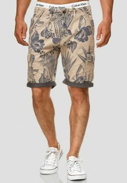 Grosses soldes ❤️ INDICODE 👖 JEANS ALBERT - Short - Beige 🛒