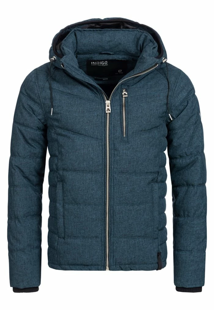 Remise ✔️ INDICODE 👖 JEANS CIRCUS - Veste D'hiver - Navy 🥰 – Image 8