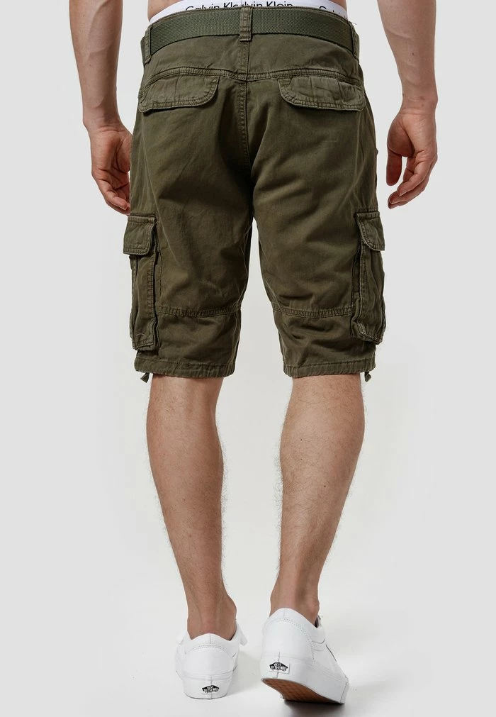 Remise ❤️ INDICODE 👖 JEANS MONROE - Short - Army ✨ – Image 2